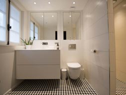 La salle de bain de la chambre Havane du Domaine de Kaegy