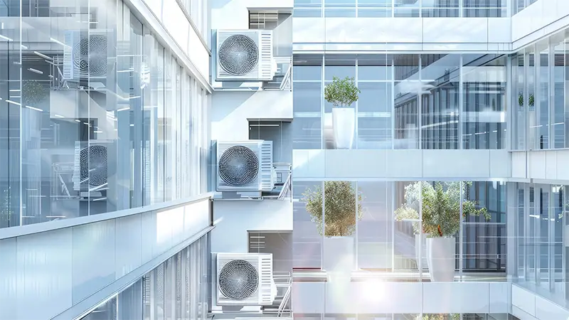 Pompe à chaleur professionnelle haute puissance pour bâtiment tertiaire et entreprise