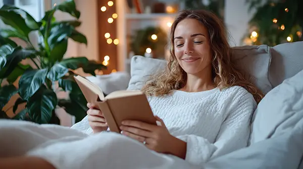Intérieur chaleureux en hiver grâce au chauffage par aérothermie, confort thermique optimal